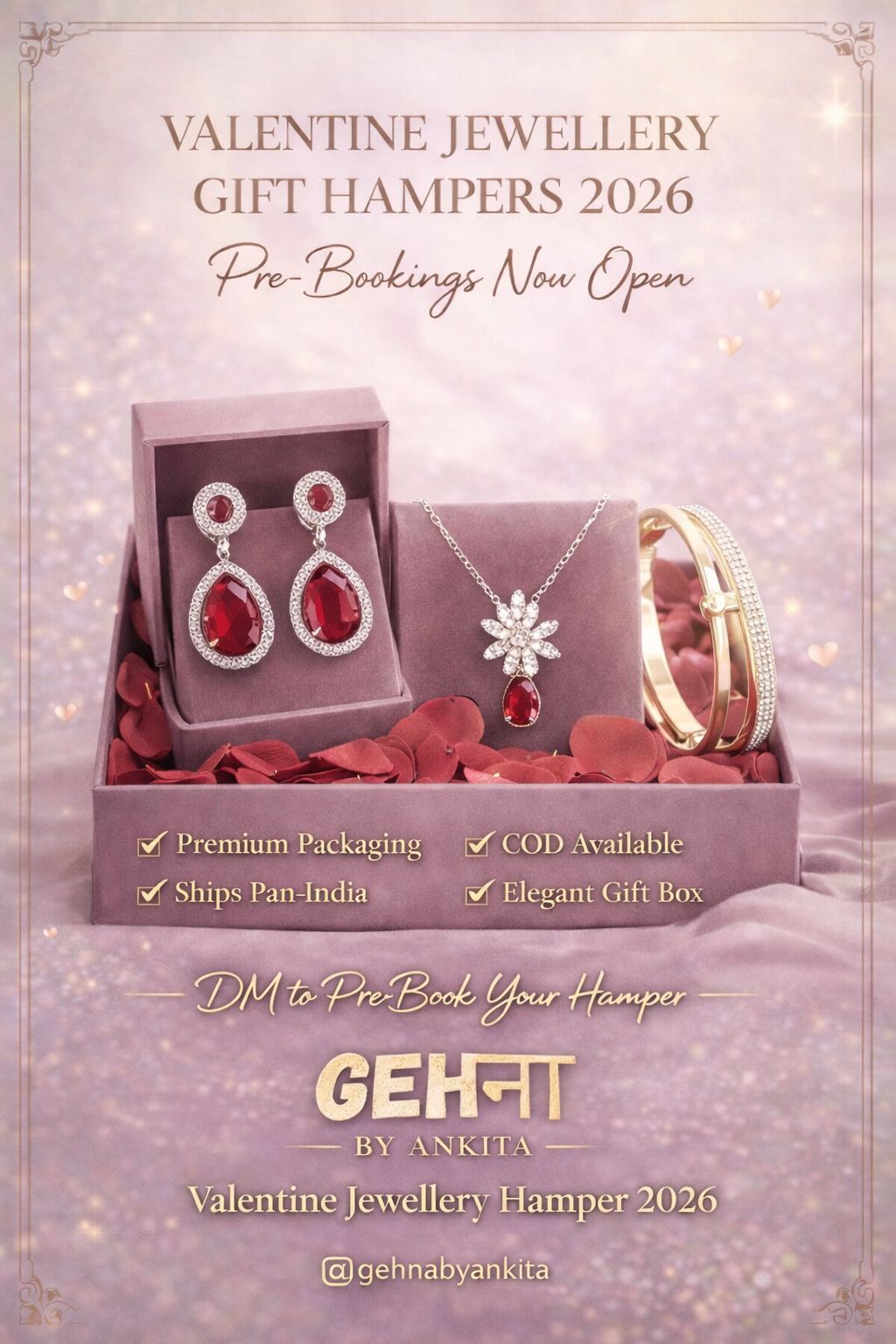Valentine Jewellery Gift Hampers 2026 - Pre-Bookings Now Open